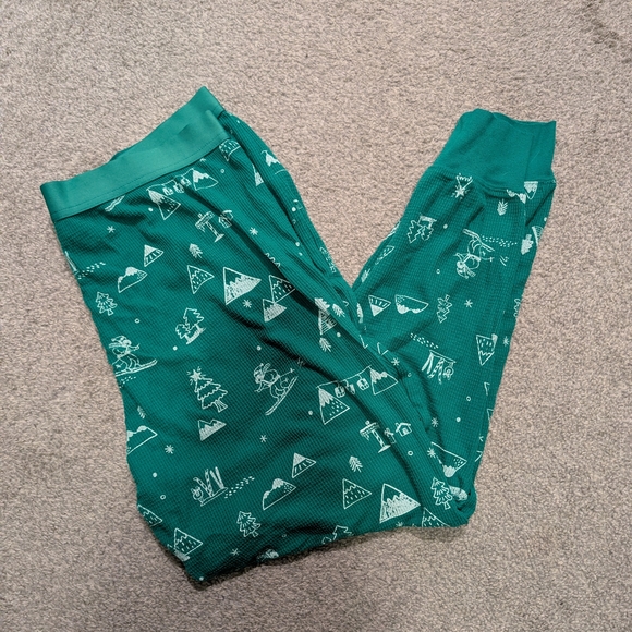 3 For $18 Wondershop Teal Adventure Print Pajama Bottoms - Picture 3 of 6